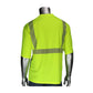 Pip 312-1275B-Ly/5X Ansi Type R Class 2 Short Sleeve T-Shirt With Black Bottom Front 312-1275B-LY5X-15387