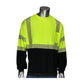Pip 313-1280B-Ly/5X Ansi Type R Class 3 Long Sleeve T-Shirt With Black Bottom Front 313-1280B-LY5X-15523