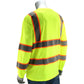 Pip 313-1345-Ly/5X Ansi Type R Class 3 Two-Tone Long Sleeve T-Shirt 313-1345-LY5X-15586