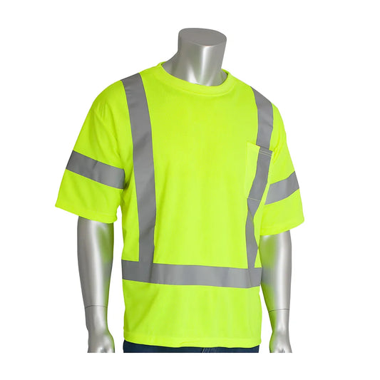 Pip 313-Cntsely-4X Ansi Type R Class 3 Short Sleeve T-Shirt 313-CNTSELY-4X-15737