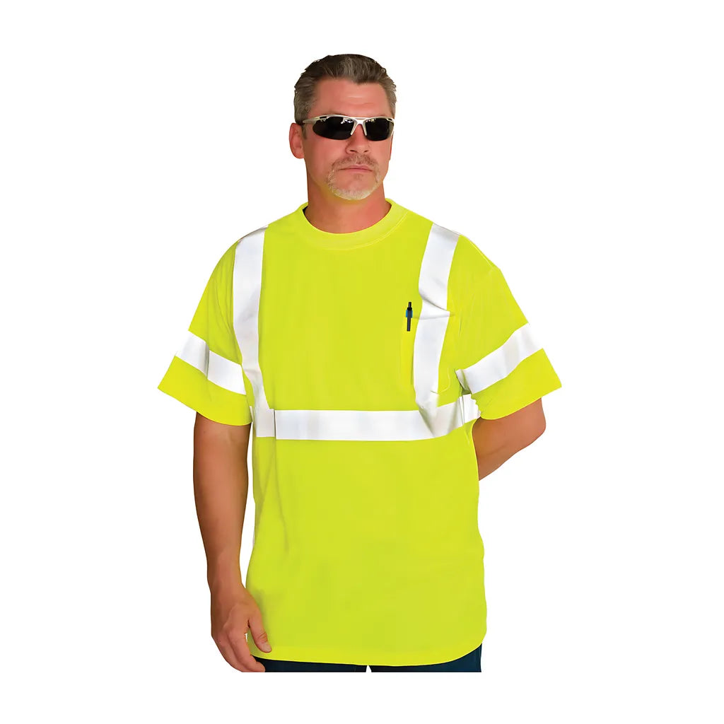 Pip 313-Cntsely-4X Ansi Type R Class 3 Short Sleeve T-Shirt 313-CNTSELY-4X-15738