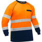 Bisley 313M6118T-On/Xl Ansi Type R Class 3 Long Sleeve Shirt With Navy Bottom 313M6118T-ONXL-15846