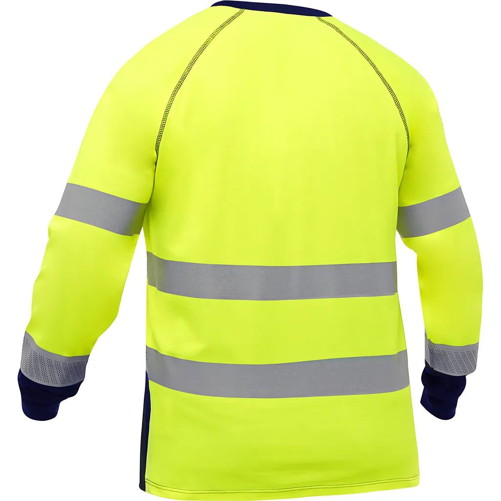 Bisley 313M6118T-Yn/5X Ansi Type R Class 3 Long Sleeve Shirt With Navy Bottom 313M6118T-YN5X-15867