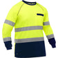 Bisley 313M6118T-Yn/S Ansi Type R Class 3 Long Sleeve Shirt With Navy Bottom 313M6118T-YNS-15852