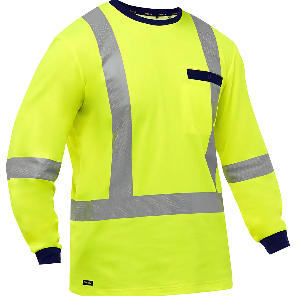 Bisley 313M6118X-Y/5X Ansi Type R Class 3 And Csa Z96 X-Back Long Sleeve Shirt 313M6118X-Y5X-15882