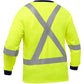 Bisley 313M6118X-Y/M Ansi Type R Class 3 And Csa Z96 X-Back Long Sleeve Shirt 313M6118X-YM-15871