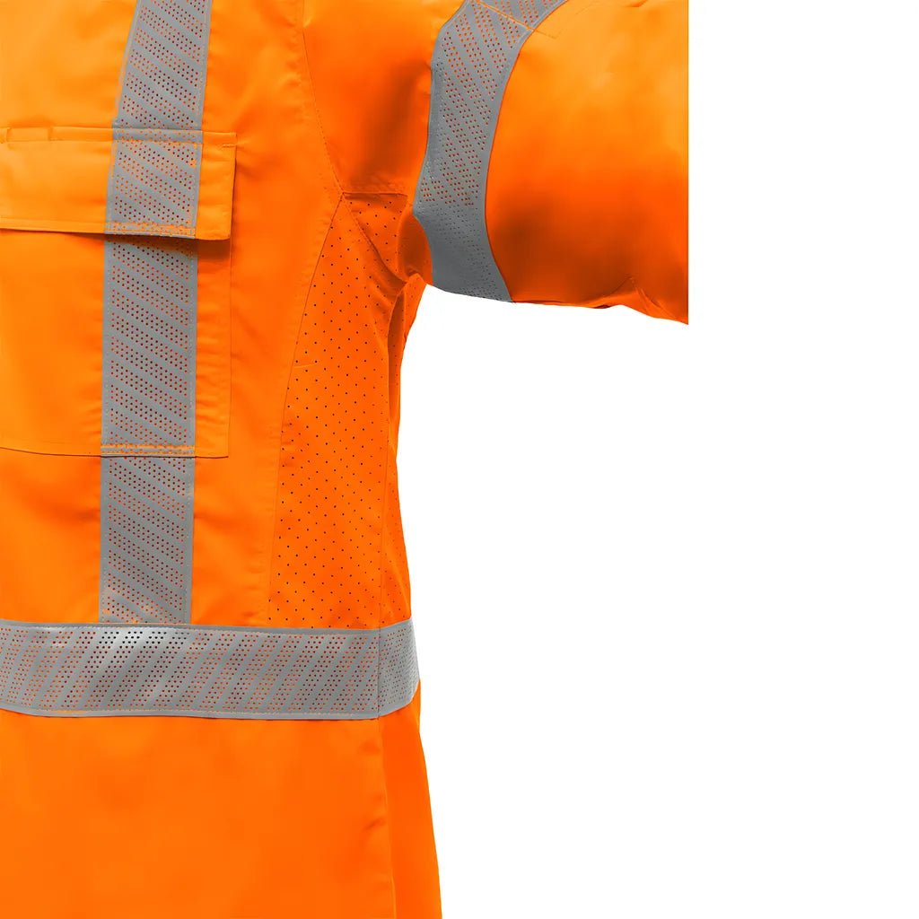 Bisley 313M6490X-O/5X Ansi Type R Class 3 And Csa Z96 X-Back Long Sleeve Work Shirt With X-Airflow 313M6490X-O5X-15907