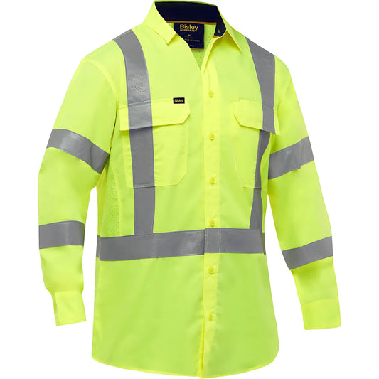 Bisley 313M6490X-Y/5X Ansi Type R Class 3 And Csa Z96 X-Back Long Sleeve Work Shirt With X-Airflow 313M6490X-Y5X-15929