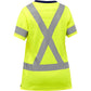 Bisley 313W1118X-Y/L Ansi Type R Class 2 Women'S X-Back Short Sleeve Shirt 313W1118X-YL-16009