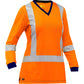 Bisley 313W6118X-O/M Ansi Type R Class 3 And Csa Z96 X-Back Women'S Long Sleeve Shirt 313W6118X-OM-16042