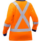 Bisley 313W6118X-O/S Ansi Type R Class 3 And Csa Z96 X-Back Women'S Long Sleeve Shirt 313W6118X-OS-16039