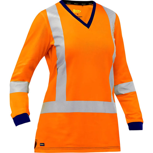 Bisley 313W6118X-O/Xl Ansi Type R Class 3 And Csa Z96 X-Back Women'S Long Sleeve Shirt 313W6118X-OXL-16046
