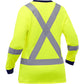 Bisley 313W6118X-Y/S Ansi Type R Class 3 And Csa Z96 X-Back Women'S Long Sleeve Shirt 313W6118X-YS-16053