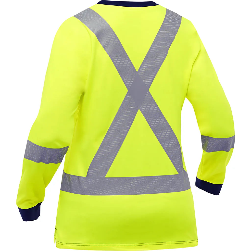 Bisley 313W6118X-Y/S Ansi Type R Class 3 And Csa Z96 X-Back Women'S Long Sleeve Shirt 313W6118X-YS-16053
