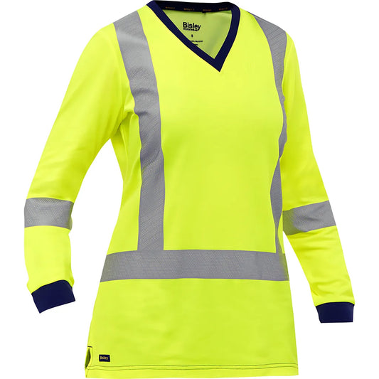 Bisley 313W6118X-Y/Xl Ansi Type R Class 3 And Csa Z96 X-Back Women'S Long Sleeve Shirt 313W6118X-YXL-16058