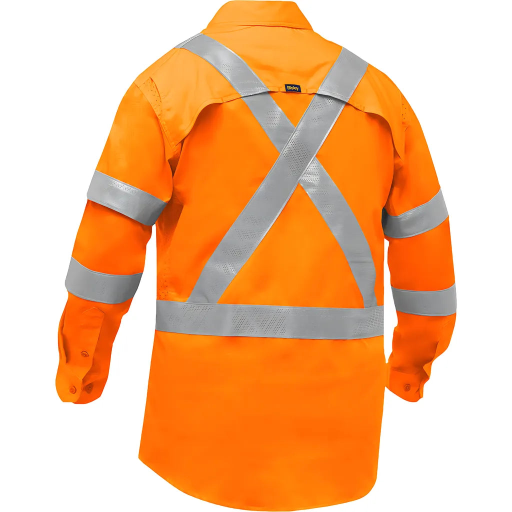 Bisley 313W6490X-O/Xl Ansi Type R Class 3 And Csa Z96 X-Back Women'S Long Sleeve Work Shirt With X-Airflow 313W6490X-OXL-16071