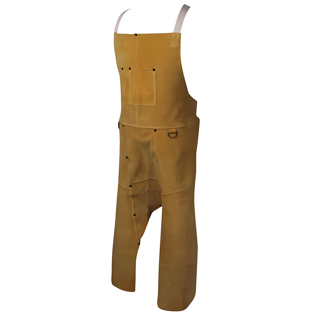 Caiman 3242 42" Boarhide Split Leg Bib Apron 3242-16611