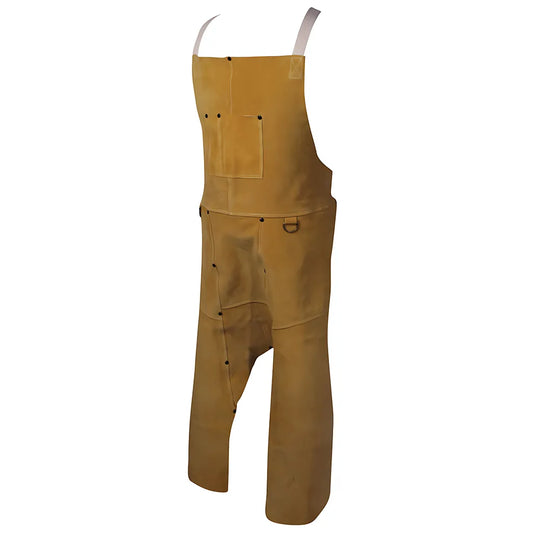 Caiman 3248 48" Boarhide Split Leg Bib Apron 3248-16612