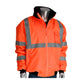 Pip 333-1762-Or/M Ansi Type R Class 3 Value Bomber Jacket With Zip-Out Fleece Liner 333-1762-ORM-16855
