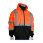 Pip 333-1766-Or/S Ansi Type R Class 3 Value Black Bottom Bomber Jacket With Zip-Out Fleece Liner 333-1766-ORS-16948