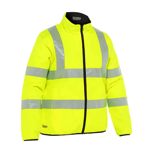 Bisley 333W6350H-Yel/M Ansi Type R Class 3 Women'S Contoured Reversible Puffer Jacket 333W6350H-YELM-17177