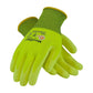 Atg 34-874Fy/L Hi-Vis Seamless Knit Nylon / Elastane Glove With Nitrile Coated Microfoam Grip On Palm & Fingers 34-874FYL-17877