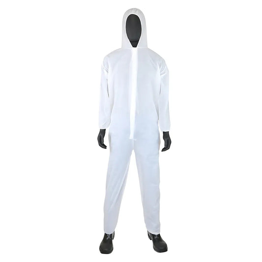 West Chester 3406/L Pe Laminate Coverall Hood With Elastic Wrist & Ankle, 47 Gsm 3406L-17322