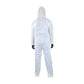 West Chester 3409/L Pe Laminate Coverall With Elastic Wrist & Ankle With Attached Hood & Boot, 47 Gsm 3409L-17328