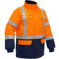 Bisley 343M6450X-ORNV/3X ANSI Type R Class 3 and CSA Z96 Class 2 X-Back Extreme Cold Jacket with Navy Bottom