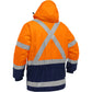 Bisley 343M6450X-Ornv/5X Ansi Type R Class 3 And Csa Z96 Class 2 X-Back Extreme Cold Jacket With Navy Bottom 343M6450X-ORNV5X-17538