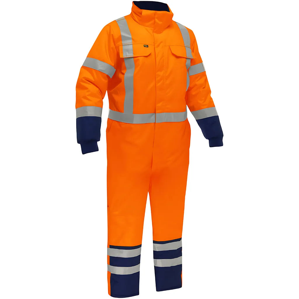 Bisley 344M6453X-Ornv/2X Ansi Type R Class 3 Extreme Cold Coverall With X-Back 344M6453X-ORNV2X-17605