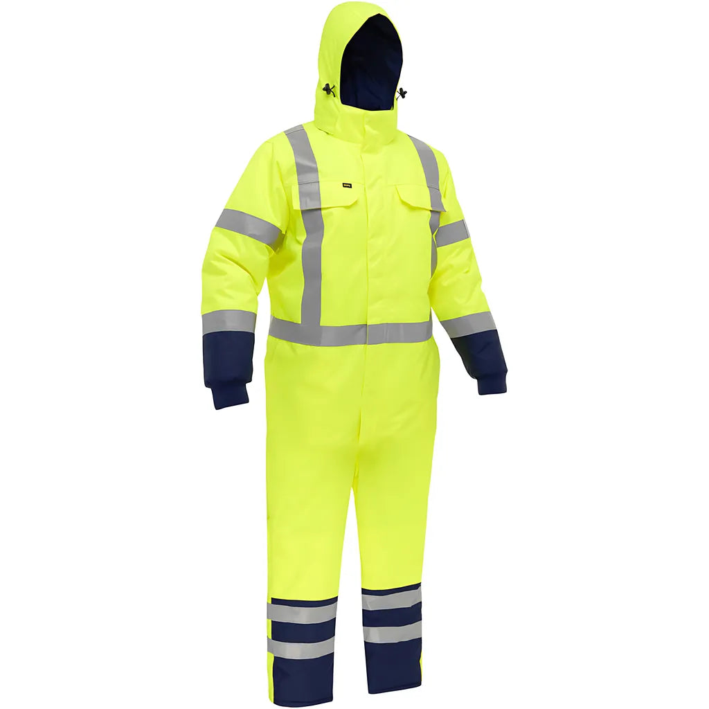 Bisley 344M6453X-Ylnv/2X Ansi Type R Class 3 Extreme Cold Coverall With X-Back 344M6453X-YLNV2X-17649