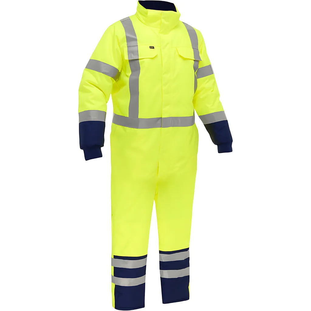 Bisley 344M6453X-Ylnv/M Ansi Type R Class 3 Extreme Cold Coverall With X-Back 344M6453X-YLNVM-17629