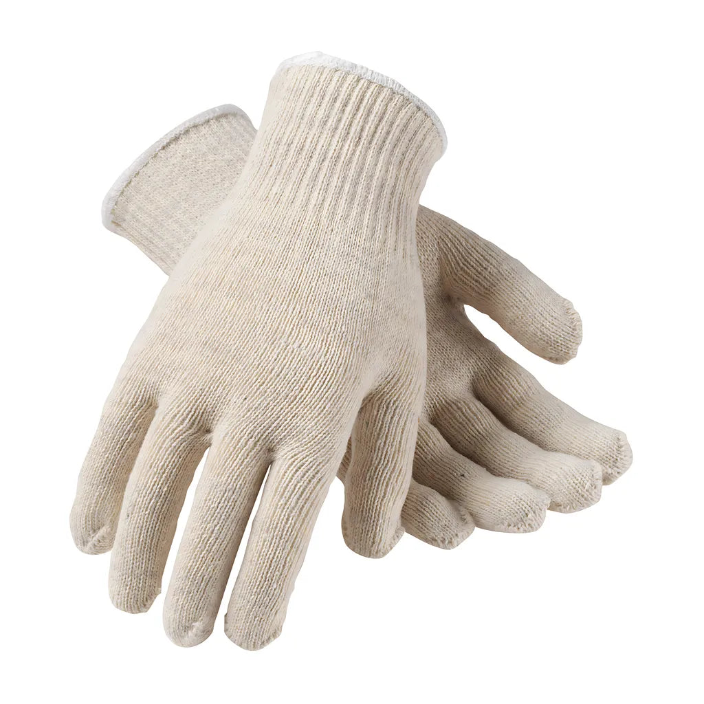 Pip 35-C2110/L Medium Weight Seamless Knit Cotton/Polyester Glove - 10 Gauge Natural 35-C2110L-18320