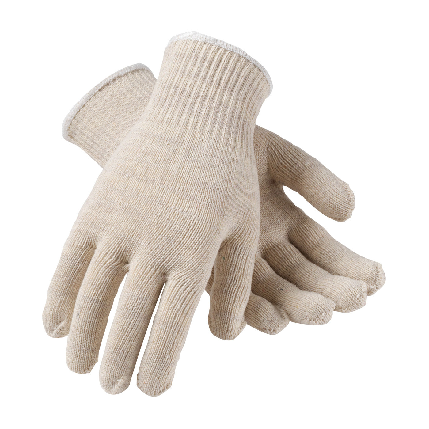 PIP 35-C2110/L Medium Weight Seamless Knit Cotton/Polyester Glove - 10 Gauge Natural