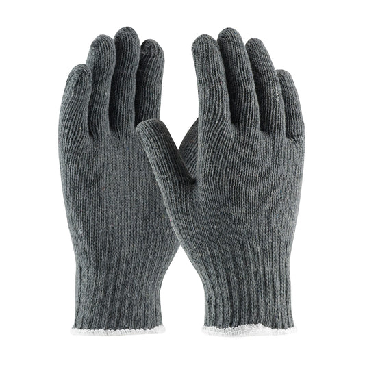 PIP 35-C500/M Medium Weight Seamless Knit Cotton/Polyester Glove - Gray