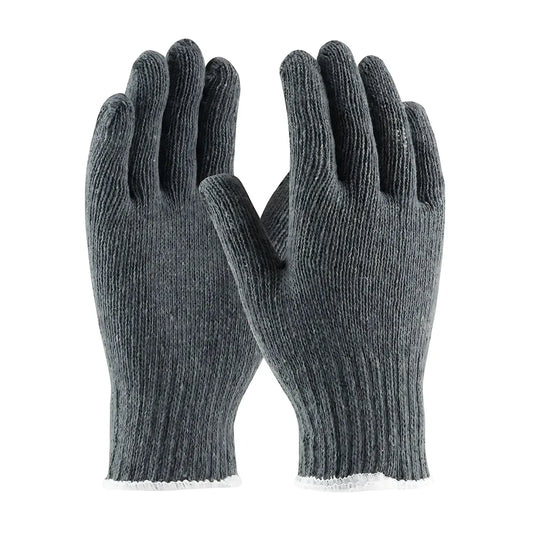 Pip 35-C500/L Medium Weight Seamless Knit Cotton/Polyester Glove - Gray 35-C500L-18329