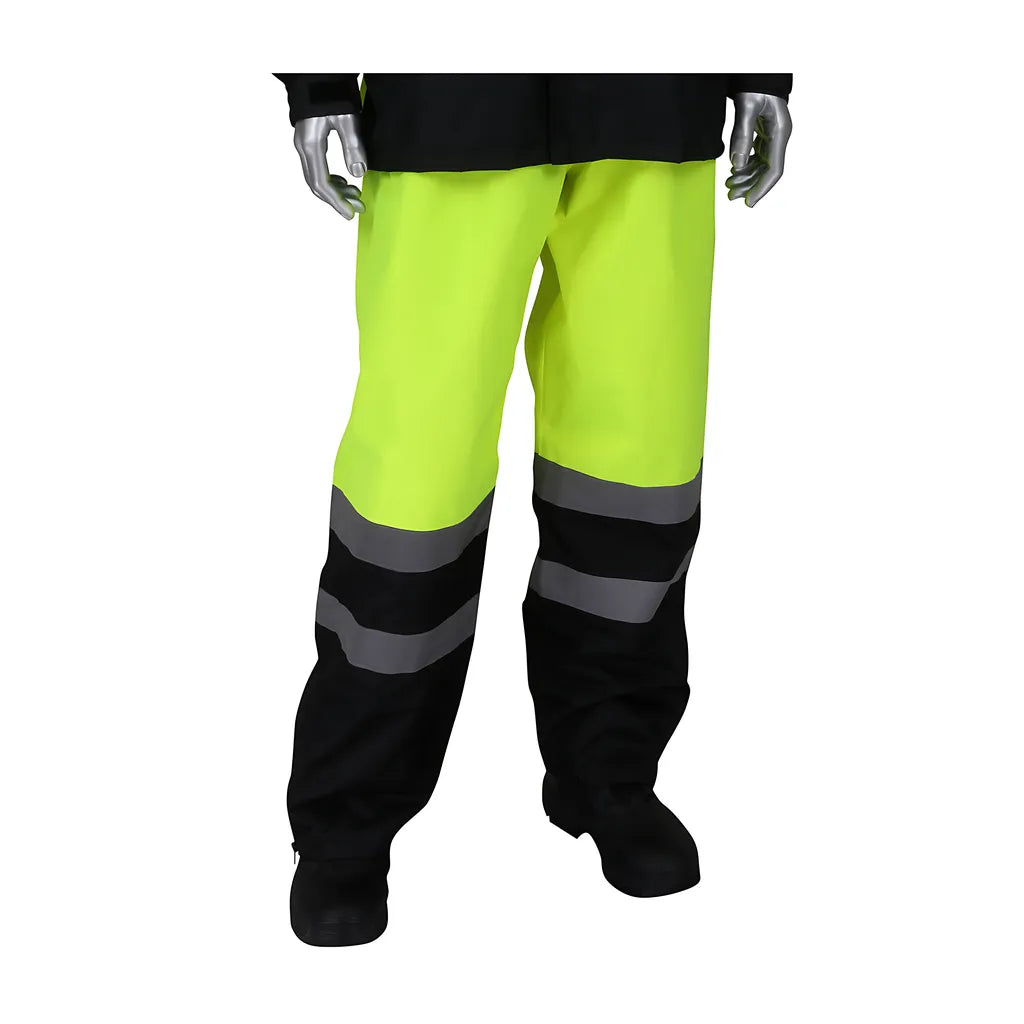 Falcon 353-1202Ly-2X/3X Ansi Class E Value All Purpose Waterproof Pants With Black Bottoms 353-1202LY-2X3X-18154