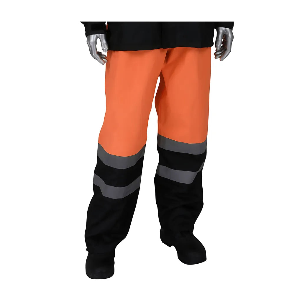 Falcon 353-1202Or-2X/3X Ansi Class E Value All Purpose Waterproof Pants With Black Bottoms 353-1202OR-2X3X-18150