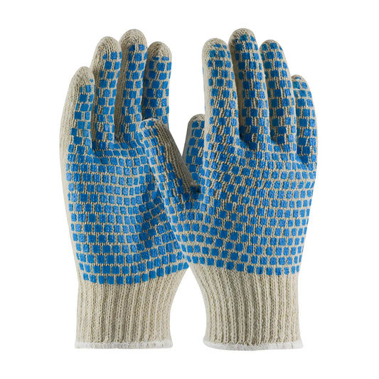 Pip 36-110Bb/L Regular Weight Seamless Knit Cotton/Polyester Glove With Pvc Brick Pattern Grip - Double-Sided 36-110BBL-18395