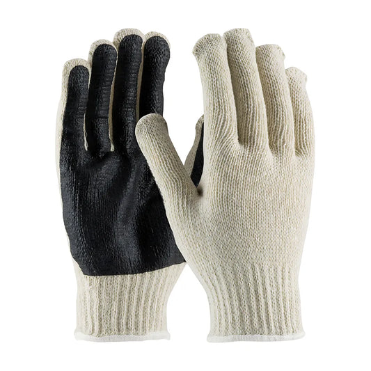 Pip 36-110Pc-Bk/L Regular Weight Seamless Knit Cotton/Polyester Glove With Pvc Palm Coated Grip 36-110PC-BKL-18404