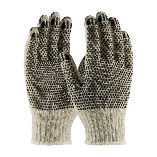 Pip 36-C330Pdd/L Heavy Weight Seamless Knit Cotton/Polyester Glove With Pvc Dotted Grip - Double-Sided W/ Coated Fingertips 36-C330PDDL-18526