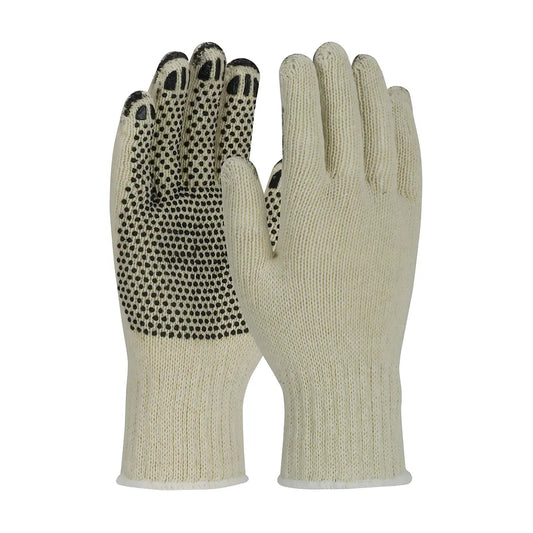 Pip 36-C330Pd/L Heavy Weight Seamless Knit Cotton/Polyester Glove With Pvc Dotted Grip - Coated Fingertips 36-C330PDL-18524