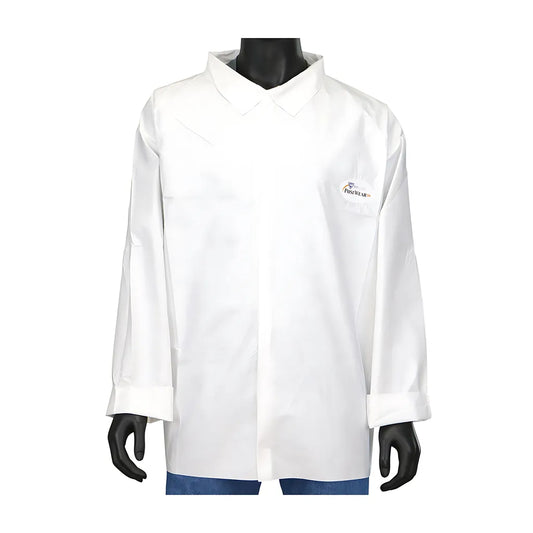 West Chester 3617/L Posiwear Ba Microporous White Shirt 58 Gsm 3617L-18432