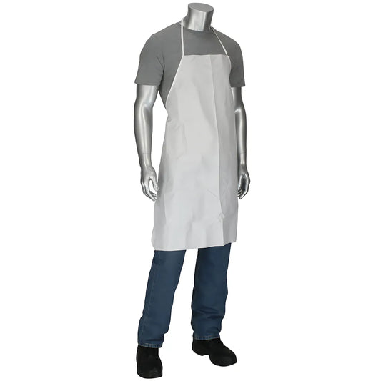 West Chester 3622 Posi-Wear Ba White Apron 28 X 36 58 Gsm 3622-18443