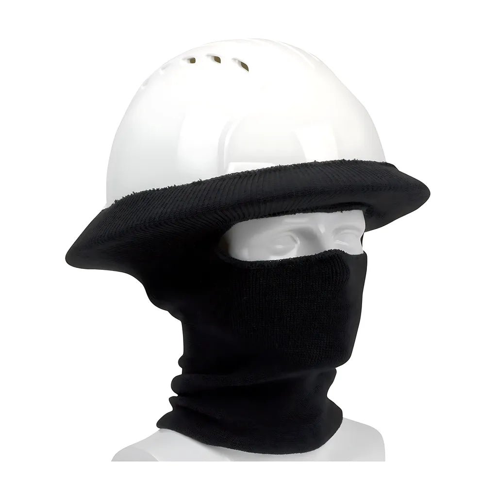 Pip 365-1520Fr-Bk Fr Rib Knit Hard Hat Tube Liner - Full Face & Neck 365-1520FR-BK-18478