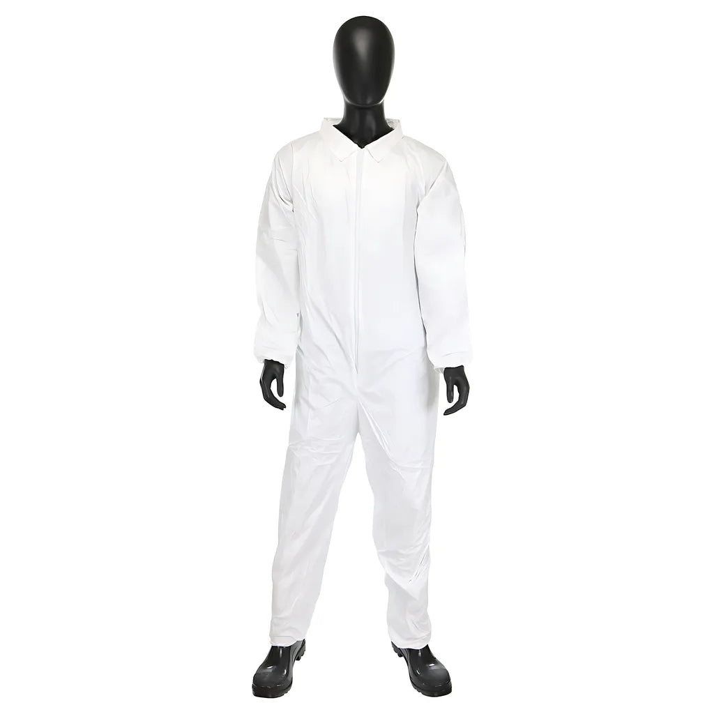 West Chester 3652/2Xl Microporous Coverall, Elastic Wrist & Ankle 47 Gsm 36522XL-18484