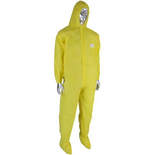 West Chester 3679B/Xl Posiwear Ub Plus Coverall With Elastic Wrist & Ankle, Attached Hood & Boot 82 Gsm 3679BXL-18518