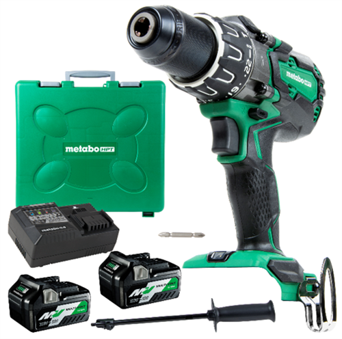 36V Cordless Hammer Drill Kit with Batteries and Charger
