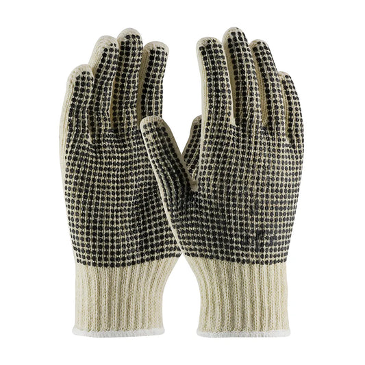 Pip 37-C110Pdd/L Seamless Knit Cotton / Polyester Glove With Double-Sided Pvc Dot Grip - 7 Gauge 37-C110PDDL-18585